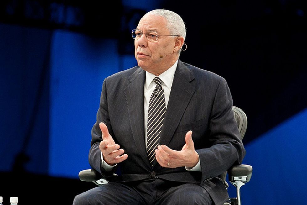 Speaking In Front Of North Carolina’s Governor, Colin Powell Blasts State’s New Voting Law