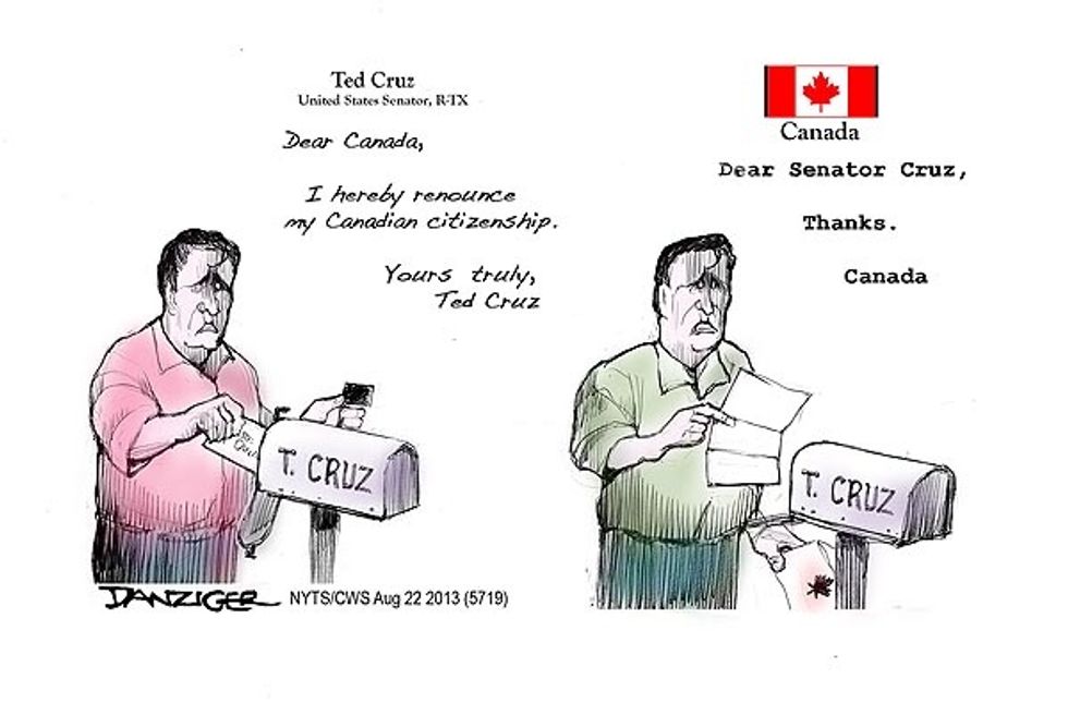 Ted Cruz Renounces His Canadian Citizenship