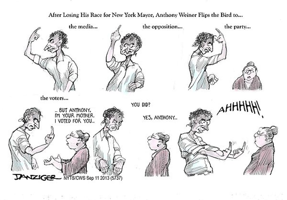 Anthony Weiner’s Campaign Comes To An End