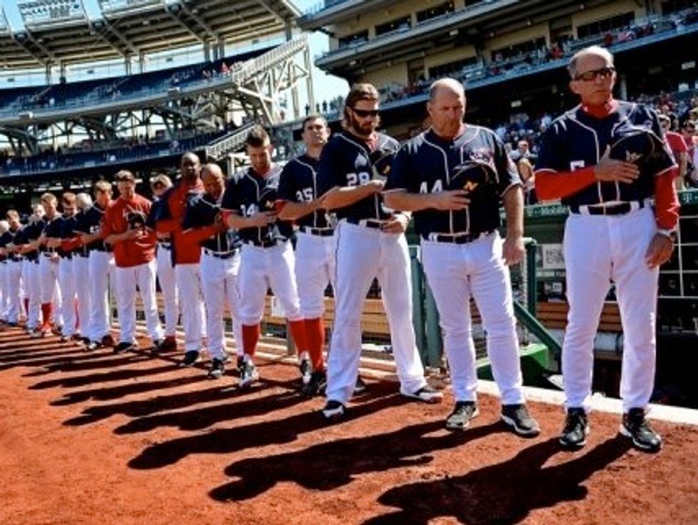 Nationals Win, Pay Tribute To Shooting Victims