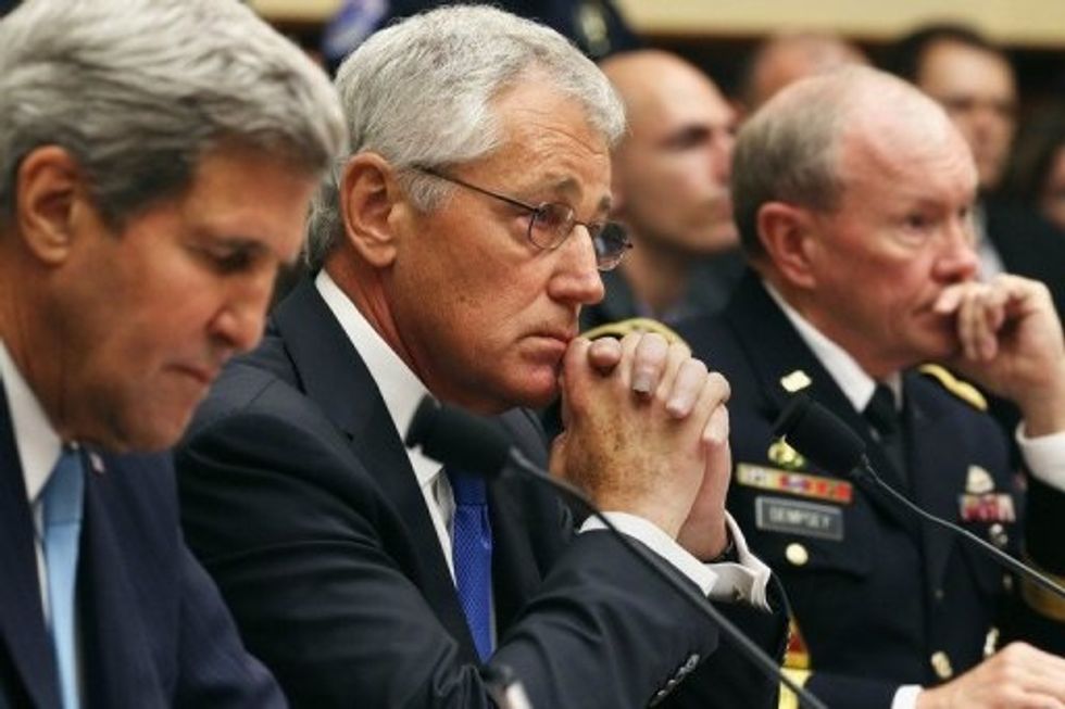 U.S. To Retain Military Threat Against Syria: Hagel