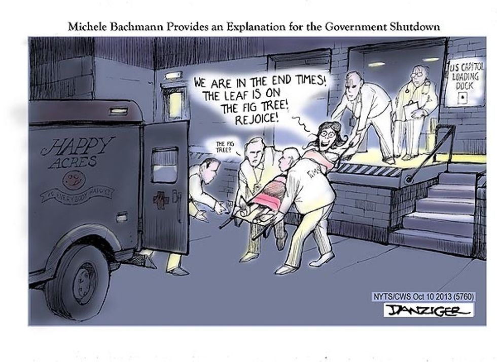 Michele Bachmann Explains The Government Shutdown