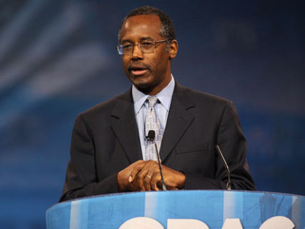 Dr. Ben Carson Sinks To A New Low