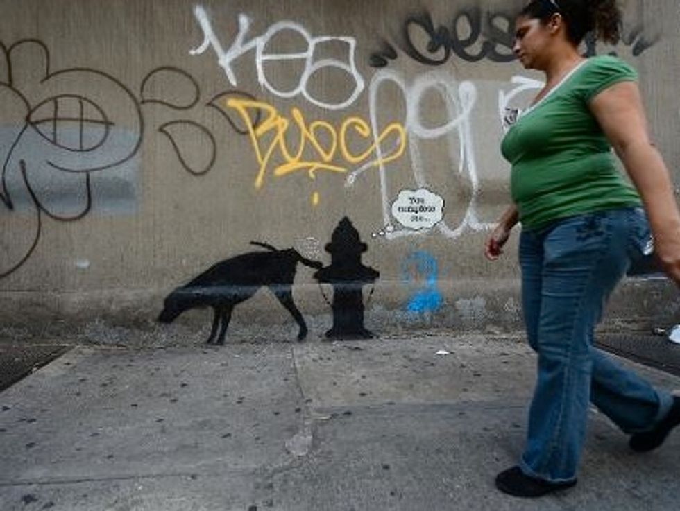 Banksy Thwarted By New York Police