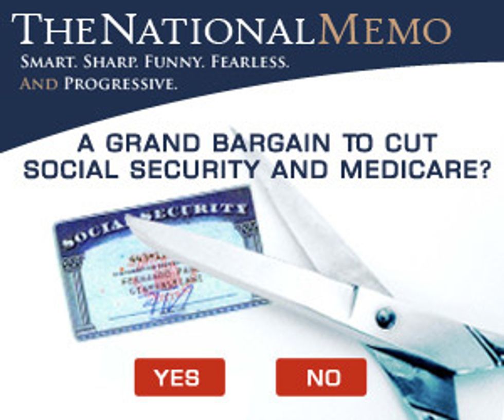 A Grand Bargain To Cut Social Security And Medicare?