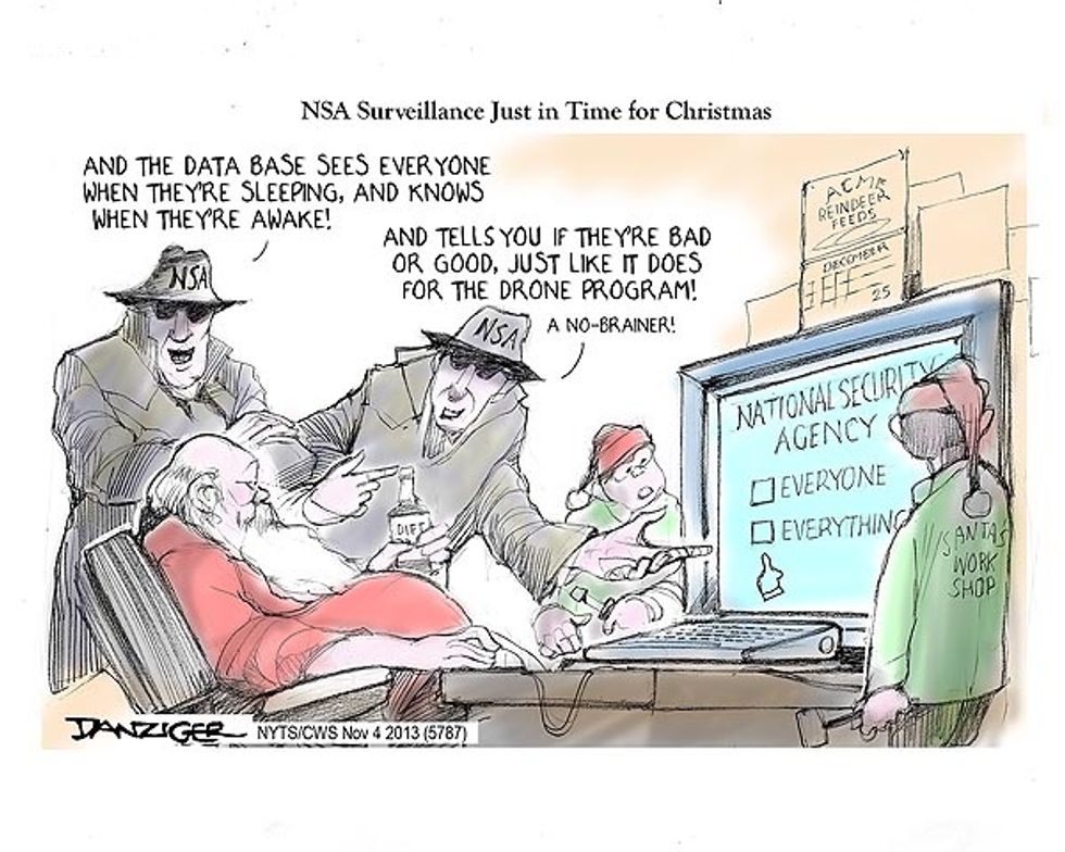 NSA Surveillance Comes Just In Time For Christmas