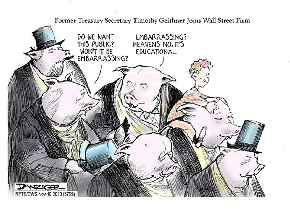 Timothy Geithner Goes To Wall Street