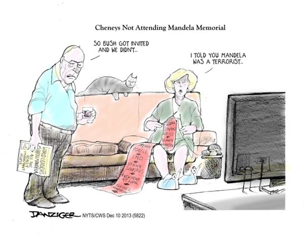 Cheneys Not Attending Mandela Memorial