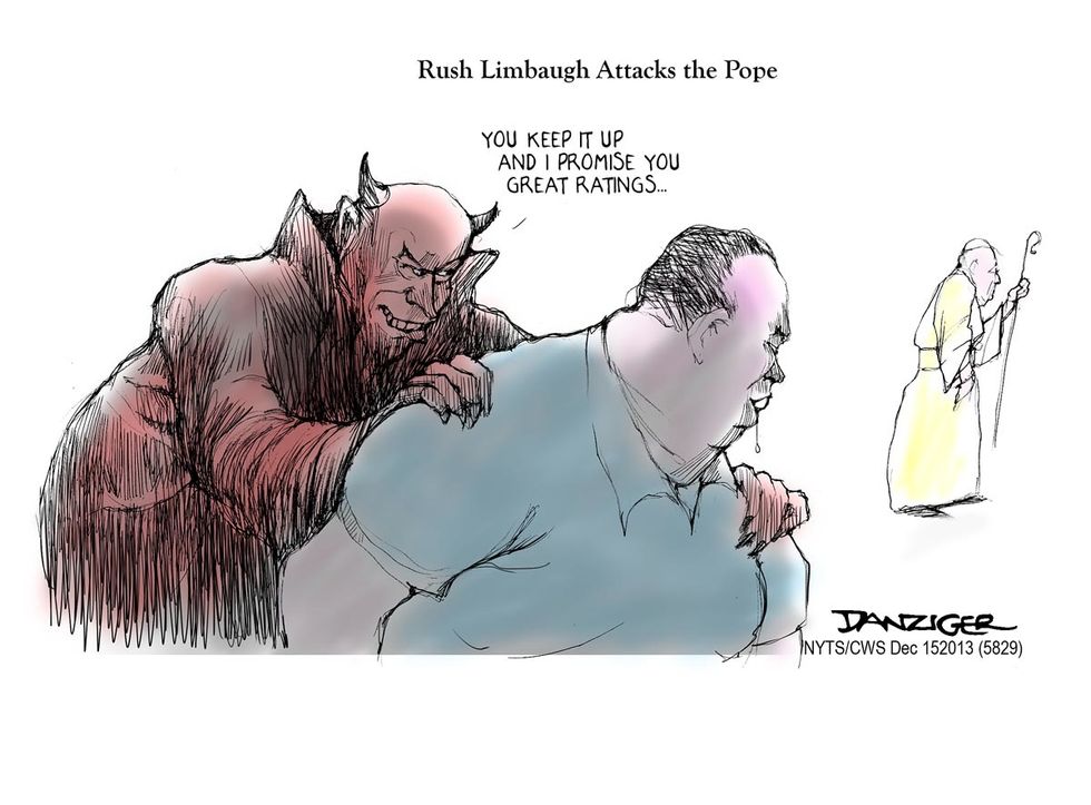 Rush Limbaugh Attacks The Pope