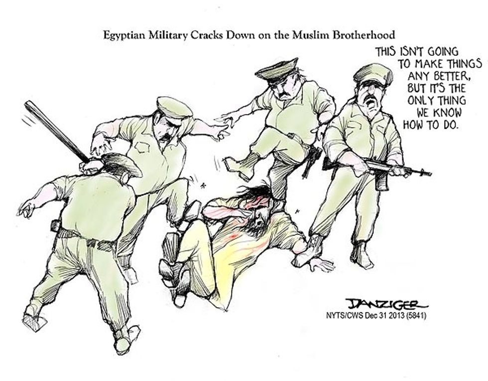Egyptian Military Cracks Down On Muslim Brotherhood