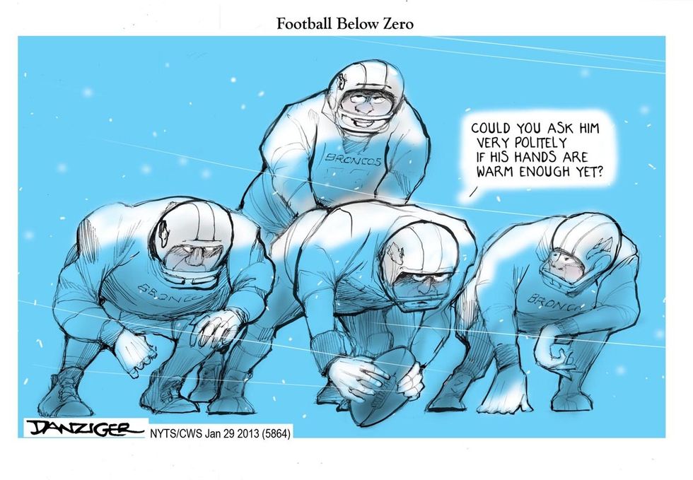 Football Below Zero