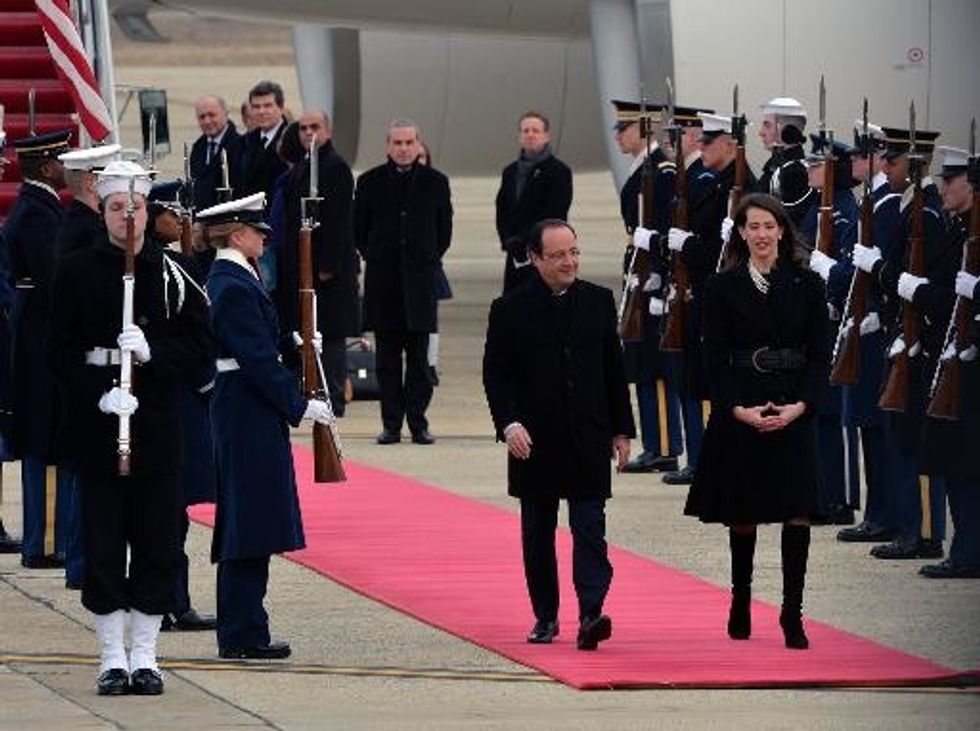 French Leader Begins U.S. Trip With Monticello Tour