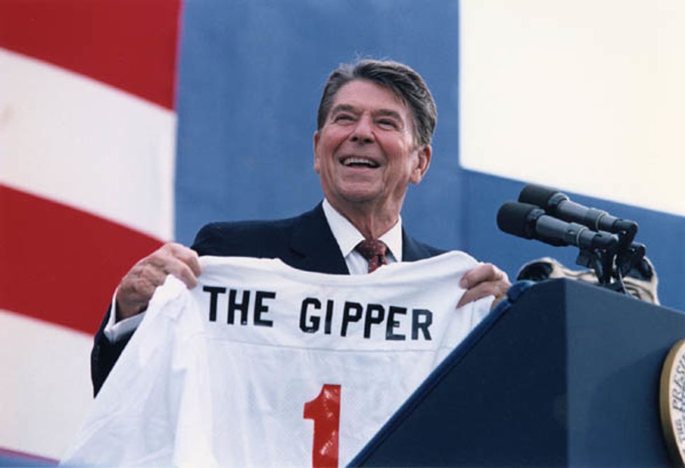 The Teflon President In A Swimsuit? New Reagan Statue Planned