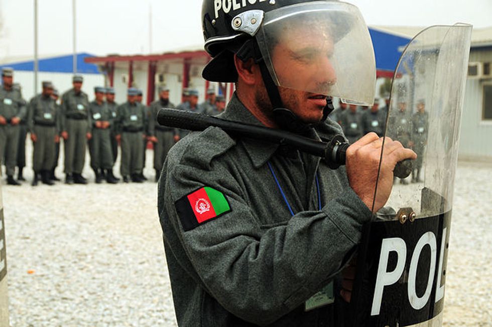 Taliban Militants Attack Afghan Police Compound