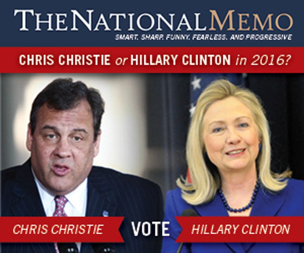 Chris Christie or Hillary Clinton For President In 2016?