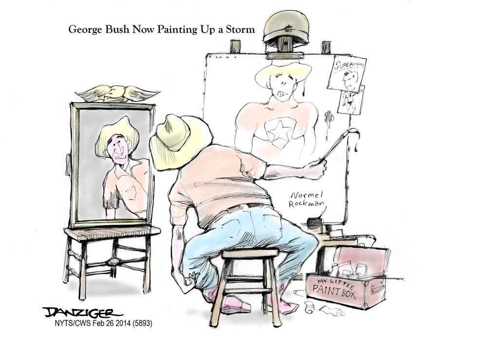 George W. Bush Is Painting Up A Storm