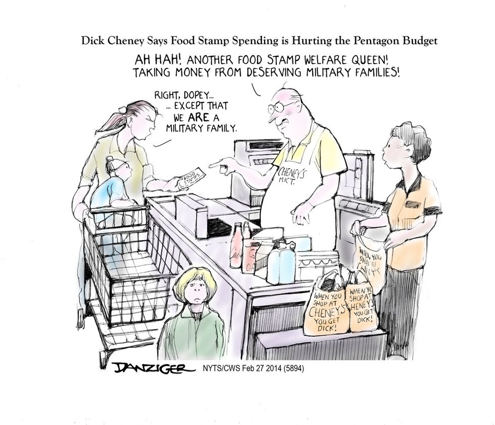 Dick Cheney Can’t Stand Food Stamps
