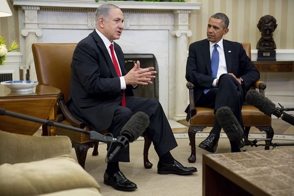 Obama Nudges Netanyahu On Peace Plan, Israeli Leader Pushes Back