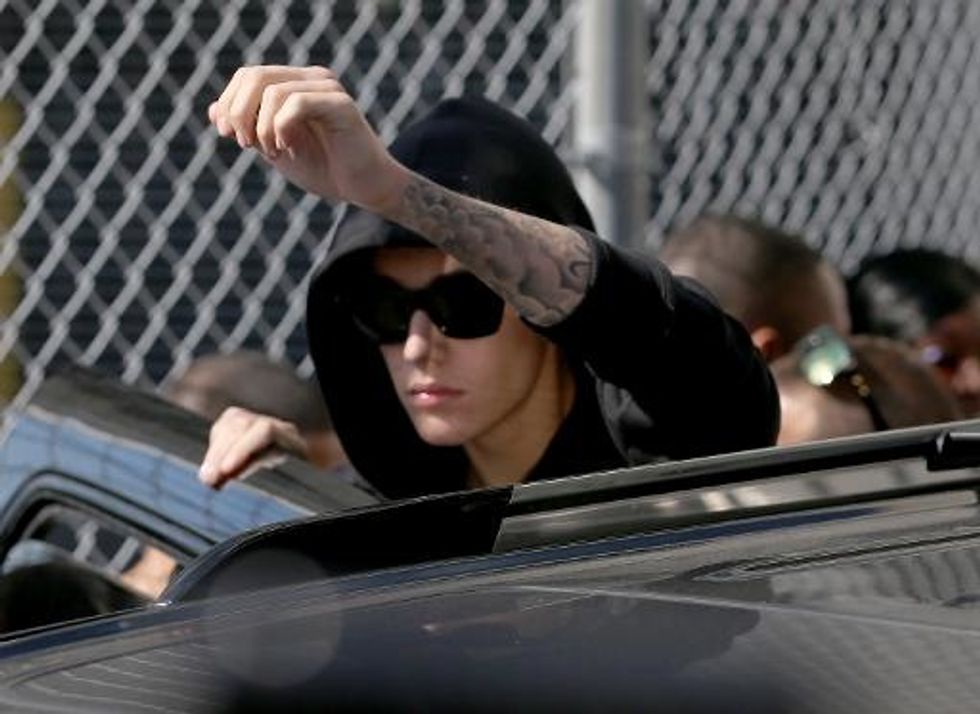 Public Can See Bieber Urinating, But With Blacked-Out Parts