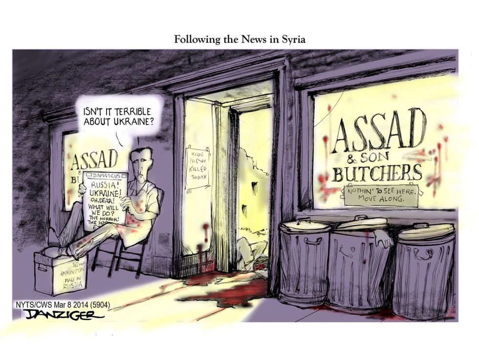 Following The News In Syria