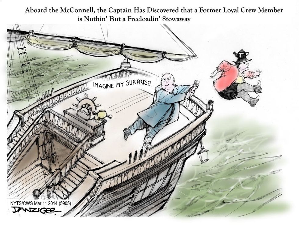 Captain McConnell Discovers A Stowaway