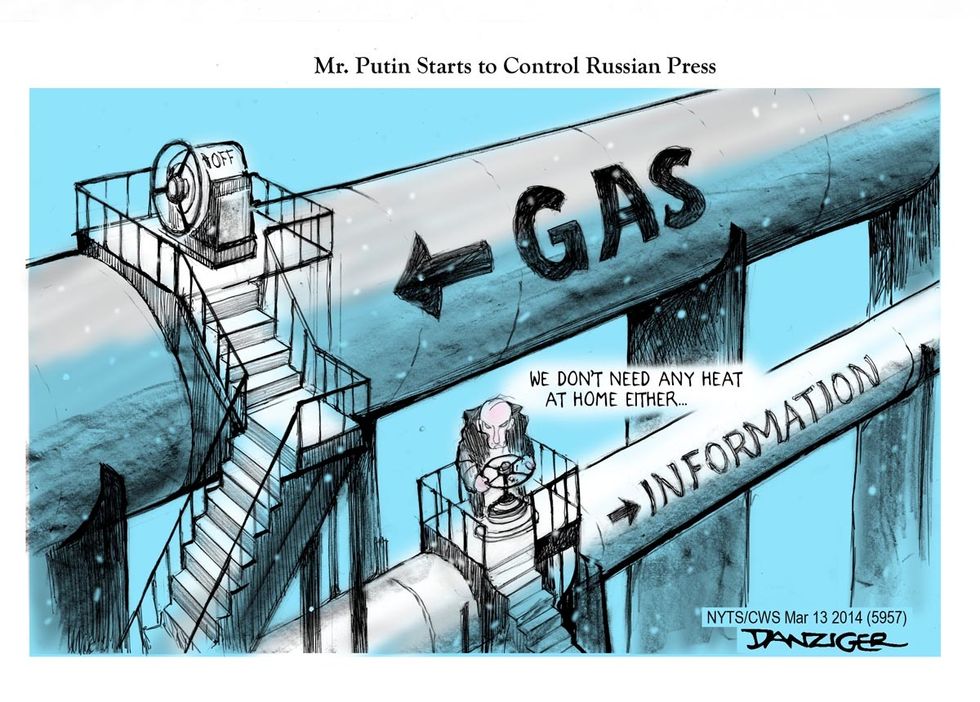 Putin Starts To Control The Russian Press