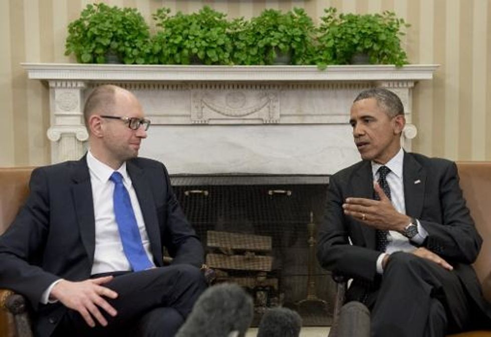 Obama Backs Interim Ukraine Prime Minister, Rebukes Putin
