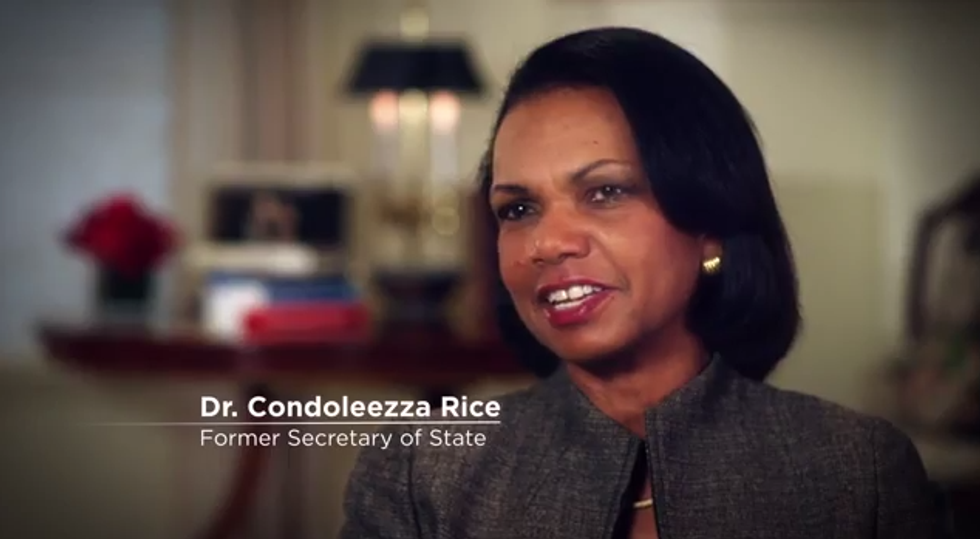 WATCH: Condoleezza Rice Cuts Ad For Republican Senate Candidate