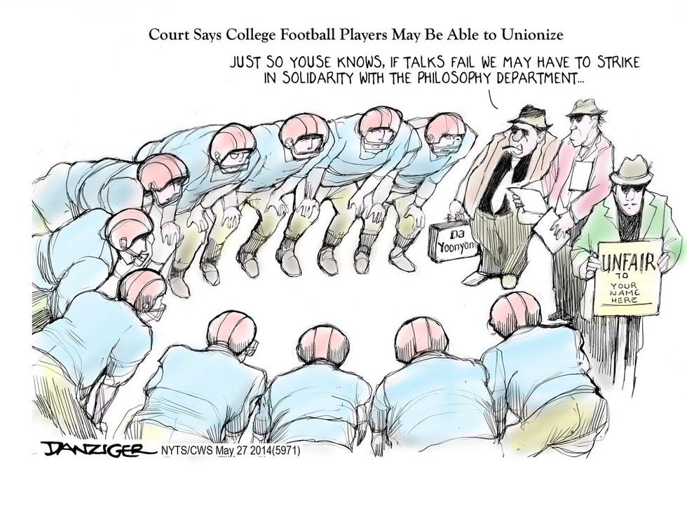 College Football Players Unionize
