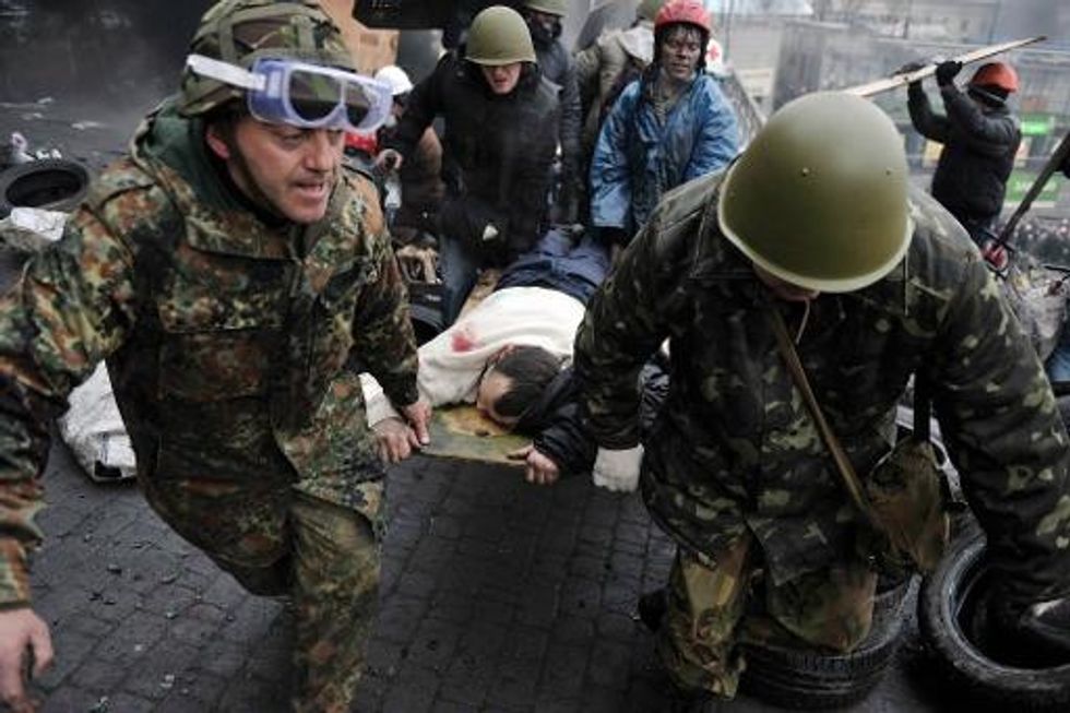 Ukraine Blames Russian Agents For Kiev Carnage