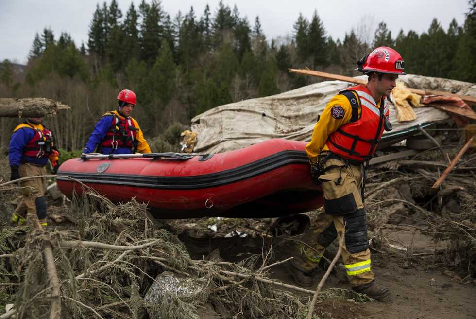 Mudslide Search Could Be Hampered By Flooding From Snow Runoff