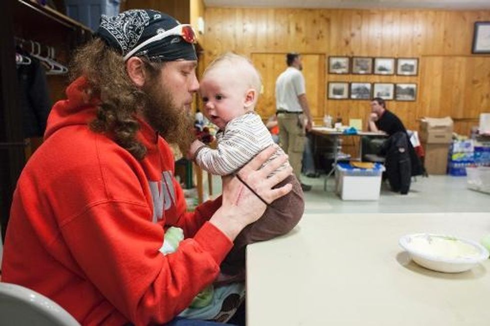 Near Mudslide Site, Two Young Families Shaken, Uncertain