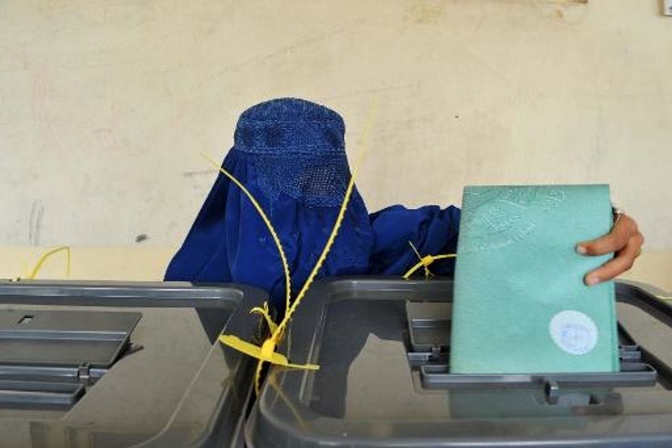 Afghan Election Concludes: Little Violence, Lots Of Votes To Count
