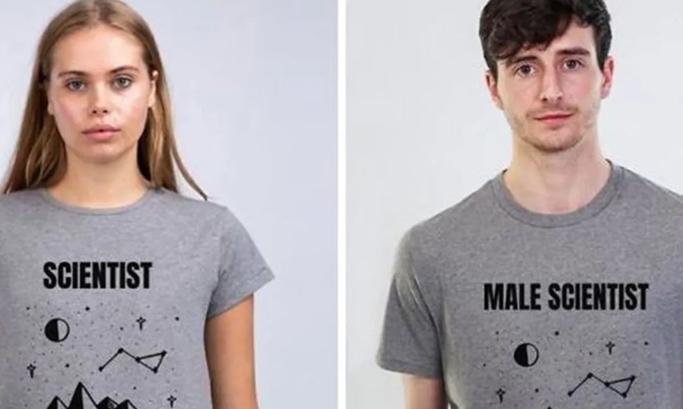 Man exposes the absurdity of sexist marketing by creating shirts that label men like we do women