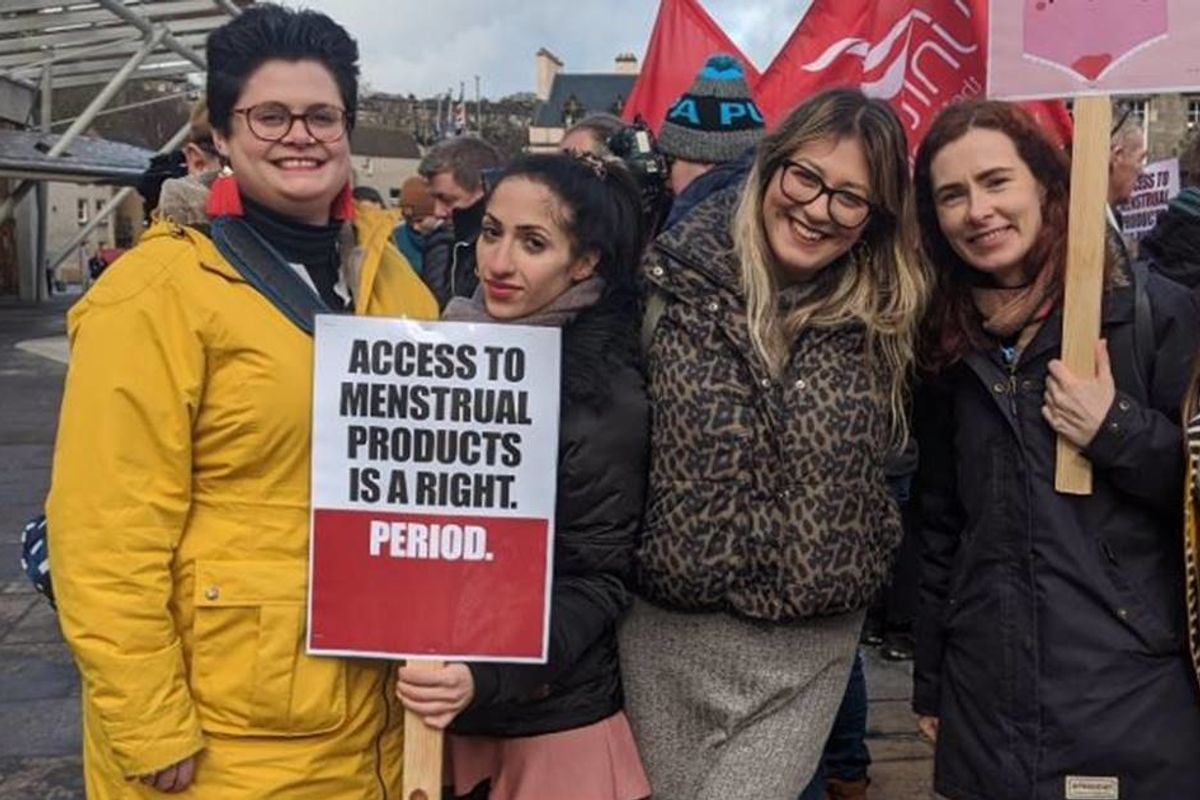 Scotland is the first country in the world to make sanitary products free for everyone