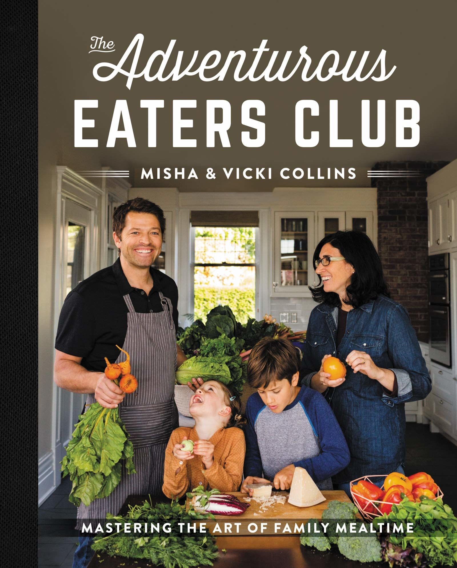 Book jacket of Misha Collins' cookbook.