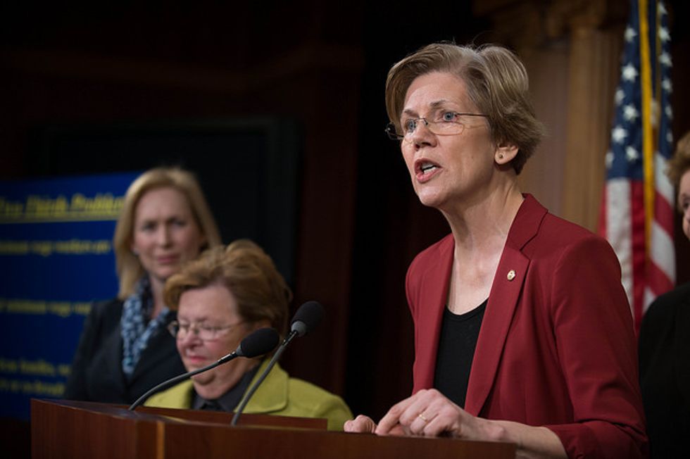 WATCH: Elizabeth Warren Rallies Fight For Progressive Values