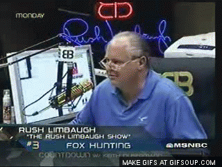 Rush Limbaugh mocking Michael J. Fox