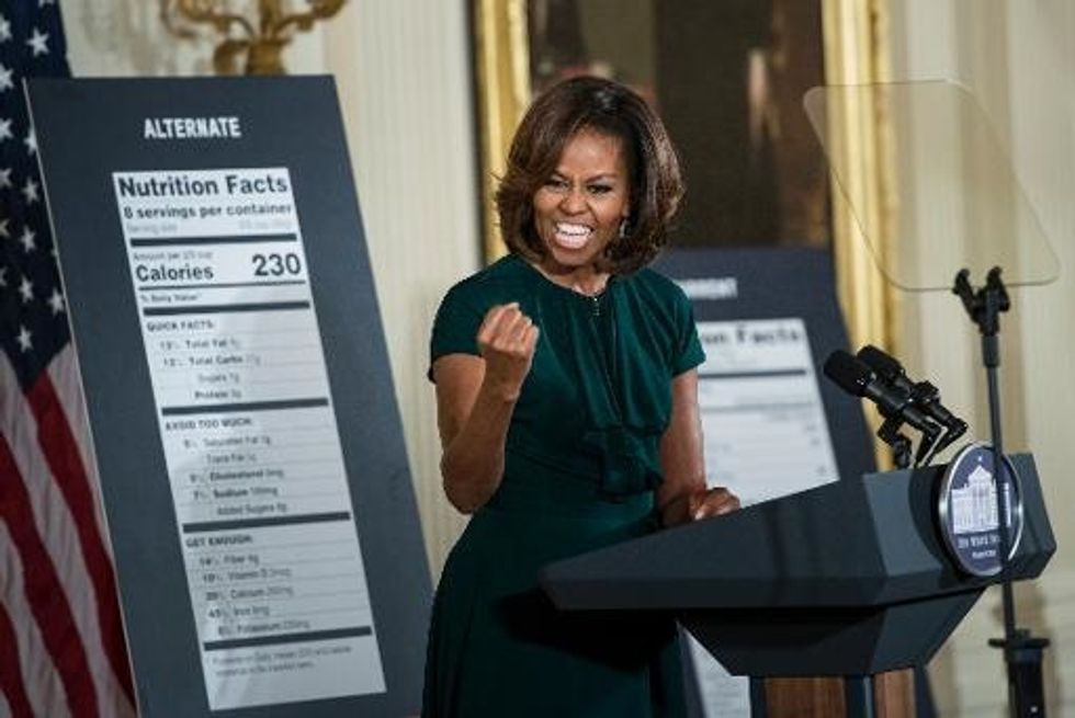 Michelle Obama Assails Plan To Lower School Lunch Standards