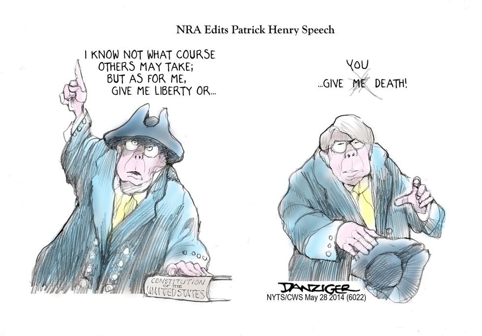 NRA Edits Patrick Henry Speech