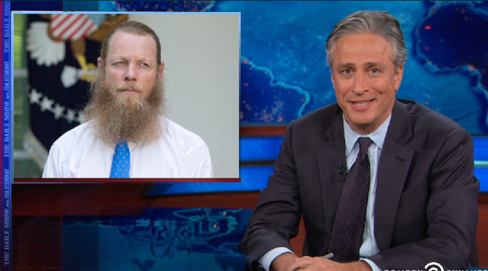 WATCH: Jon Stewart Mocks Fox Obsession With ‘Muslim-Terrorist-Kennedy Assassin’ Bergdahl