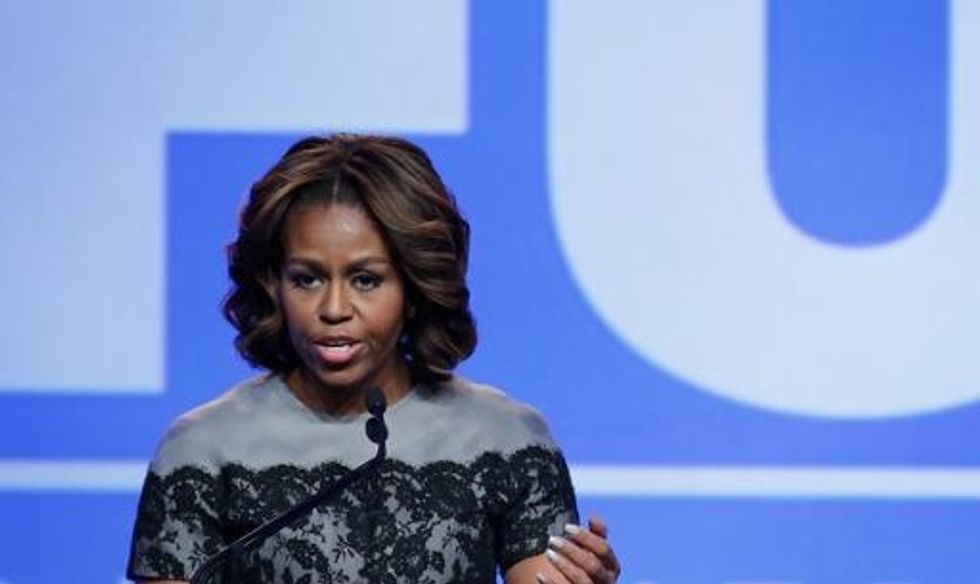 Michelle Obama Pushes Immigration Fix As New Citizens Take Oath