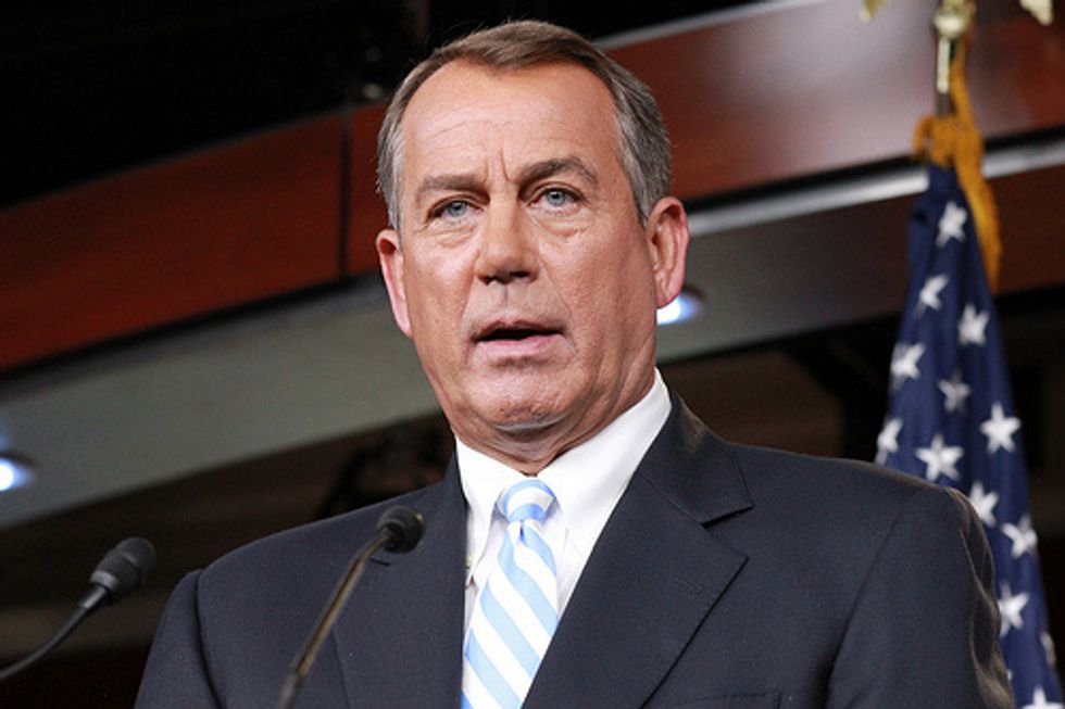 Boehner Says He Will File Suit Over Obama’s Job Performance
