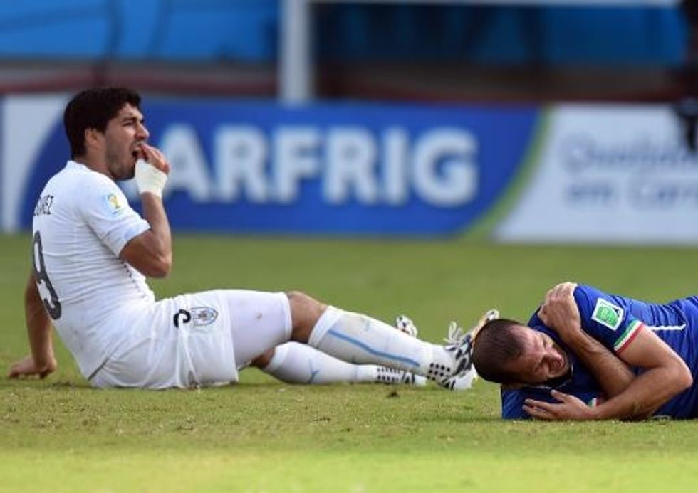 Suarez Faces World Cup Ban Over Bite