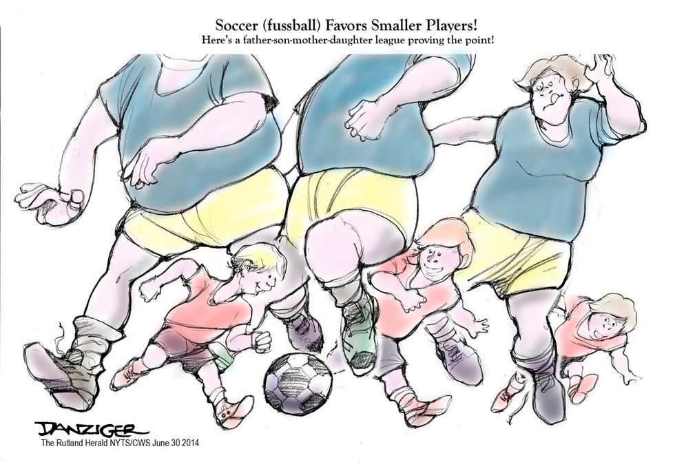 Soccer Favors Smaller Players