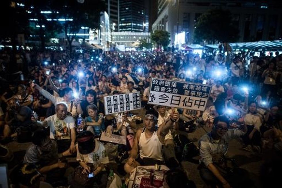 Police Arrest 511 After Hong Kong Democracy Rally