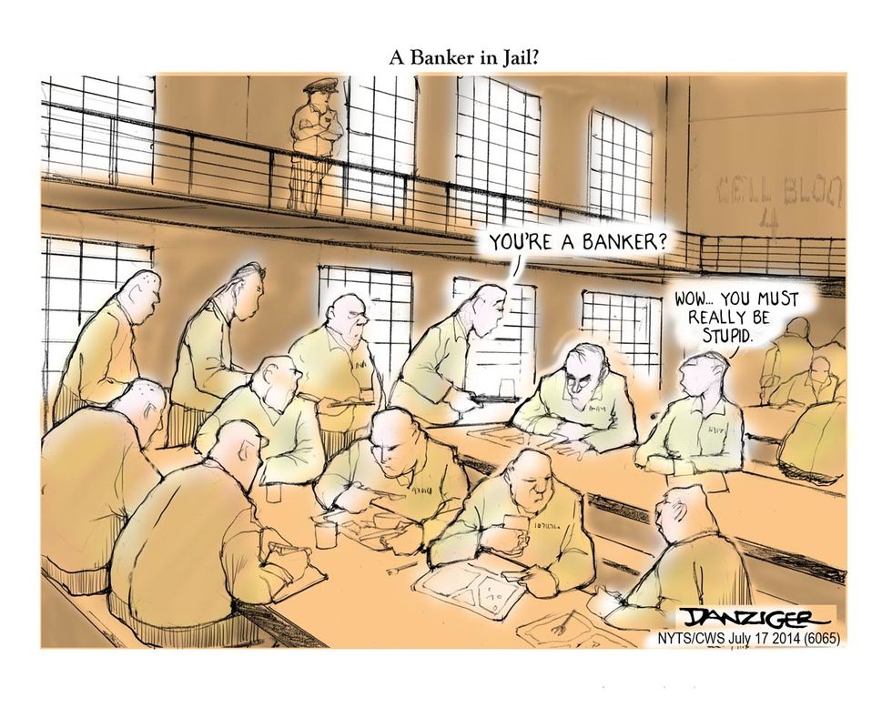 A Banker In Jail?