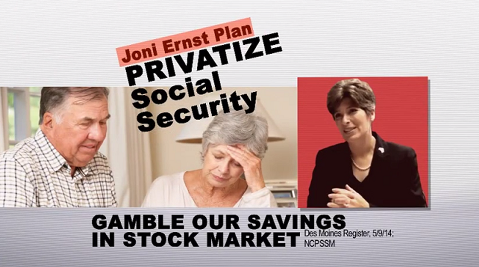 WATCH: Democrats Slam Joni Ernst On Social Security