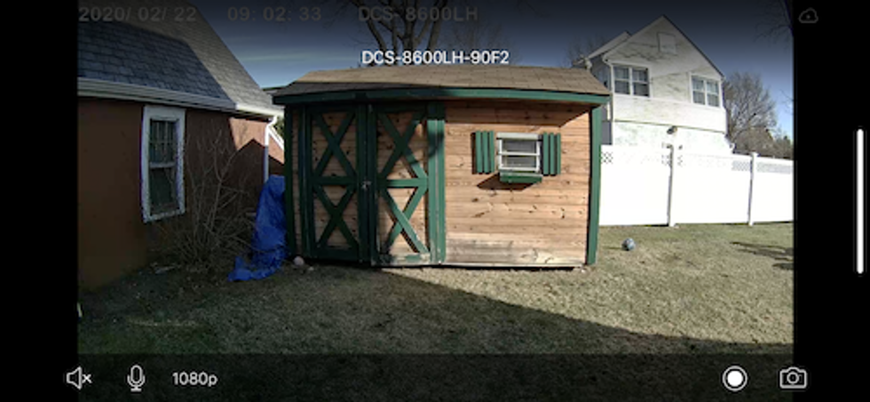 morning view in 1080p from D-link cmaera