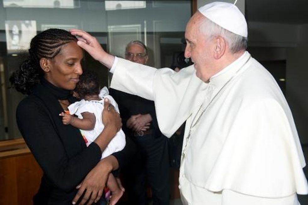 Sudanese Christian Woman Who Faced Death Over Her Faith Meets Pope Francis